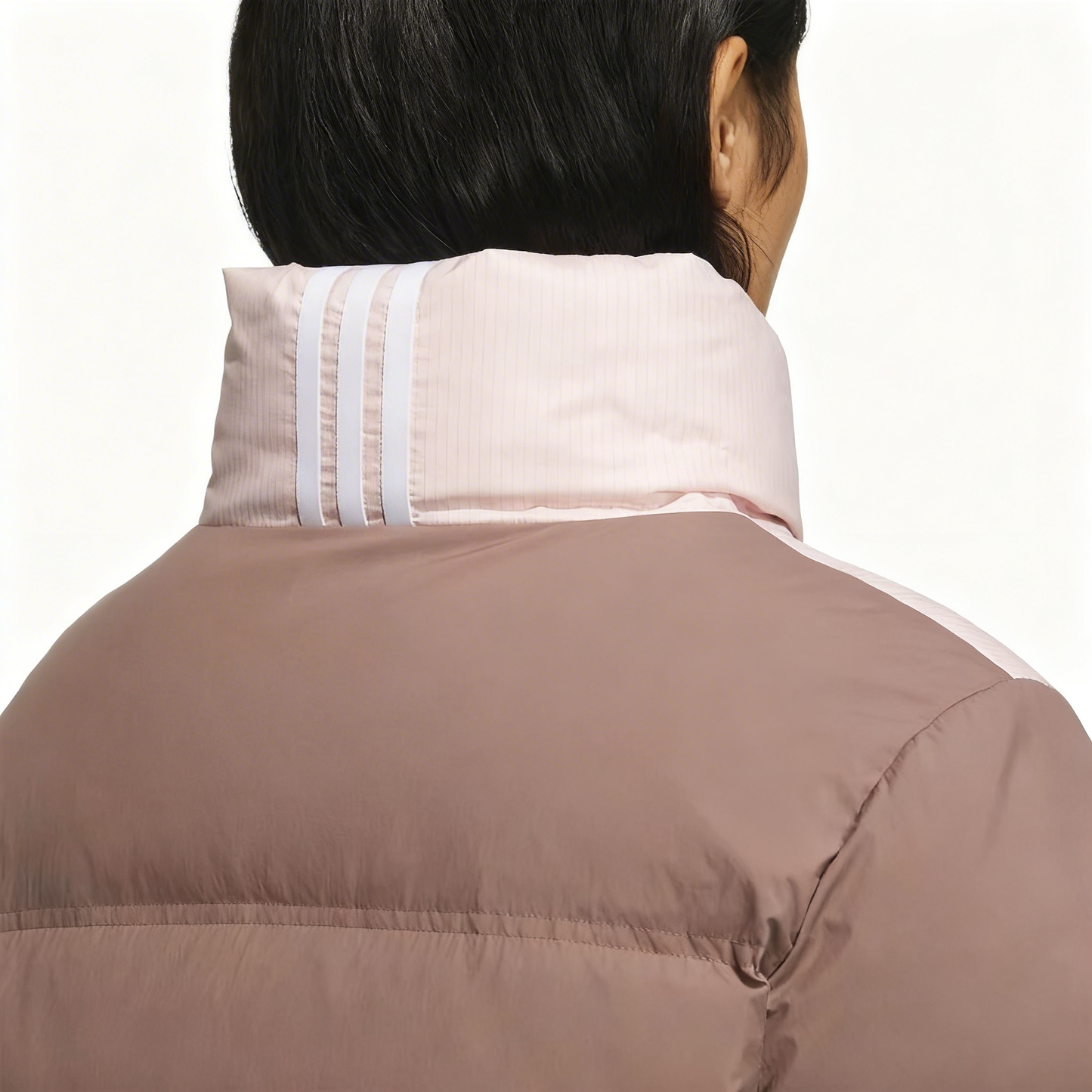 Adidas Short Down Puff Jacket Trace Brown