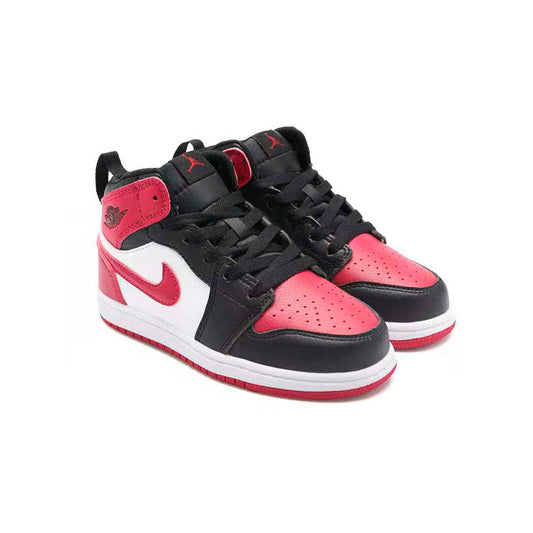 Nike Kids Air Jordan 1 Mid Royal Black Toe