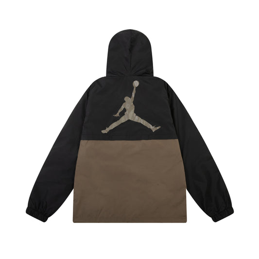 Jordan HBR Woven Jacket Black Brown