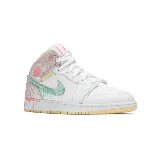 Air Jordan 1 Mid Paint Drip