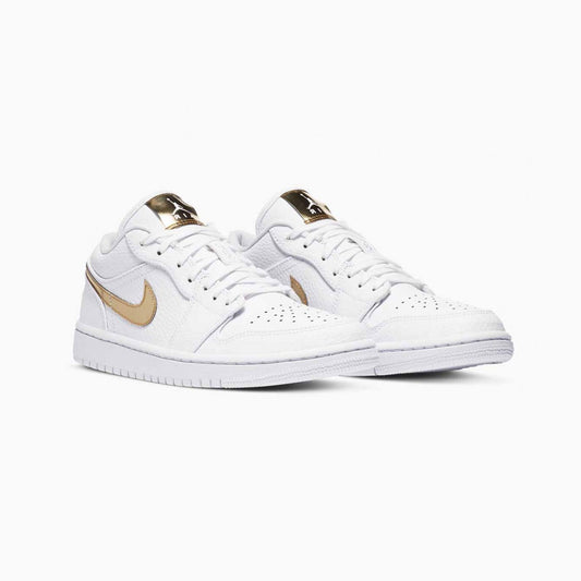 Air Jordan 1 Low White & Gold