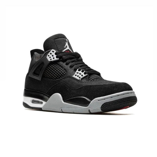 Air Jordan 4 Black Canvas