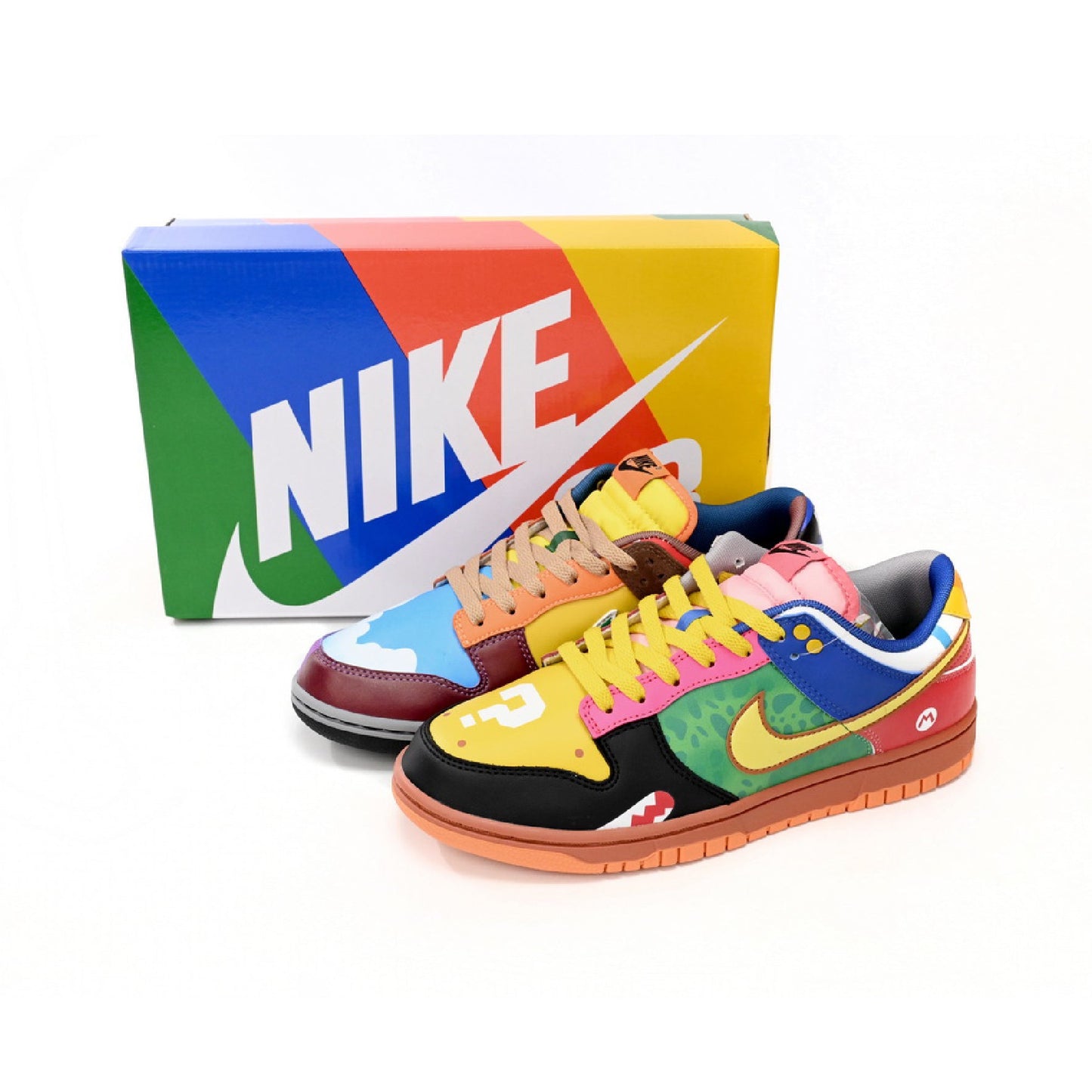 Nike Kids Dunk Low What the Super Mario