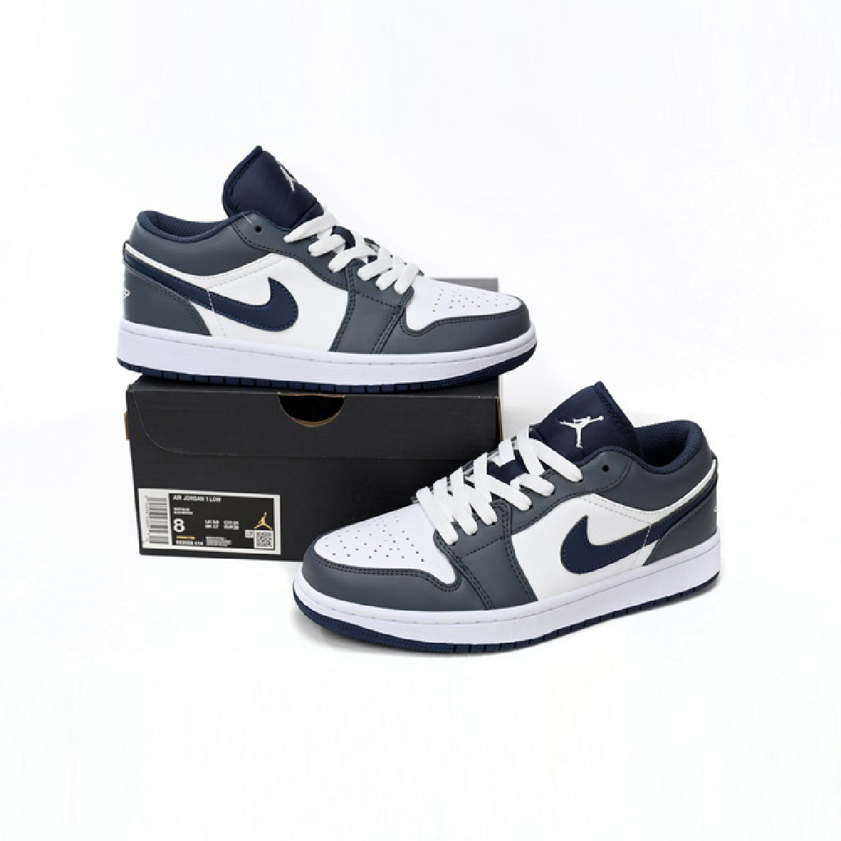 Air Jordan 1 Low White Gray Orchid
