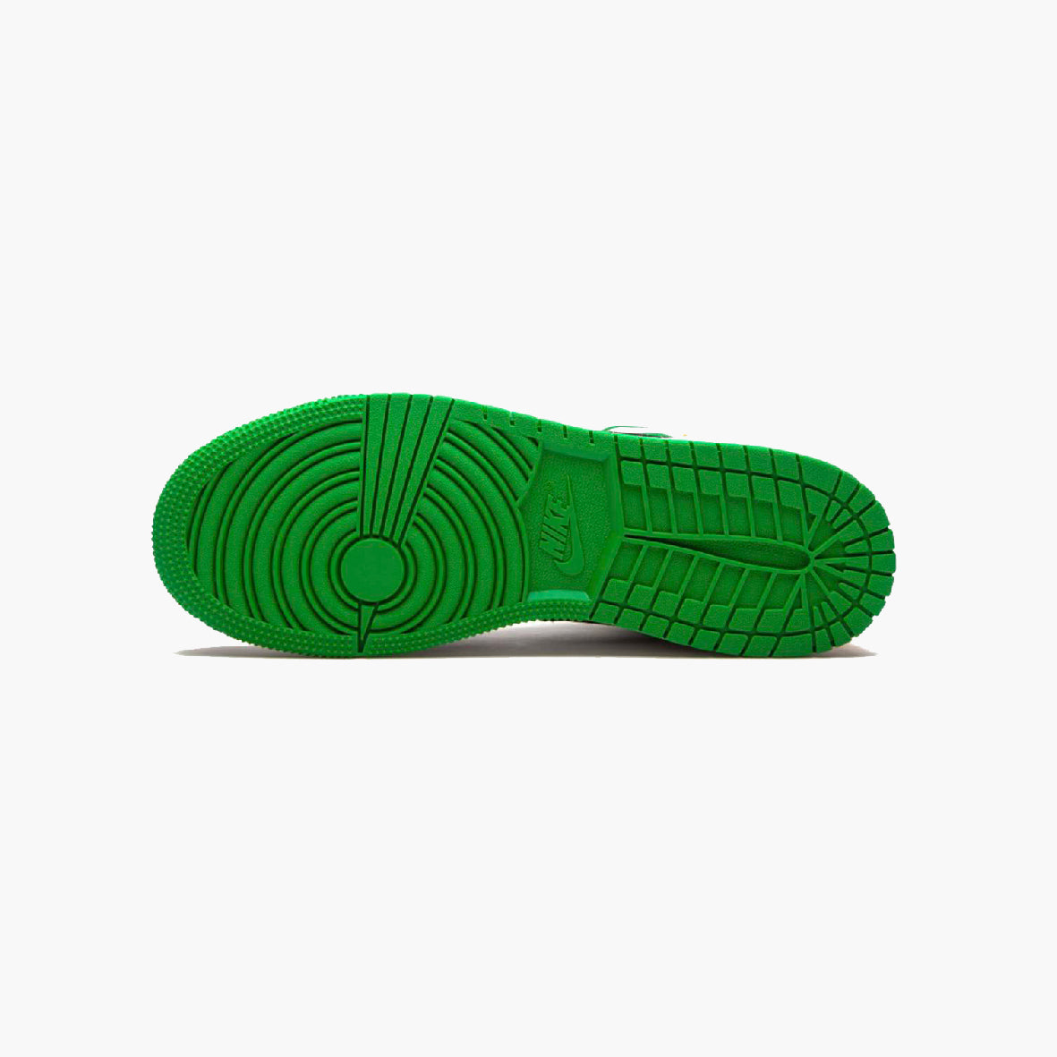 Air Jordan 1 Mid Oakland White, Orange and Green