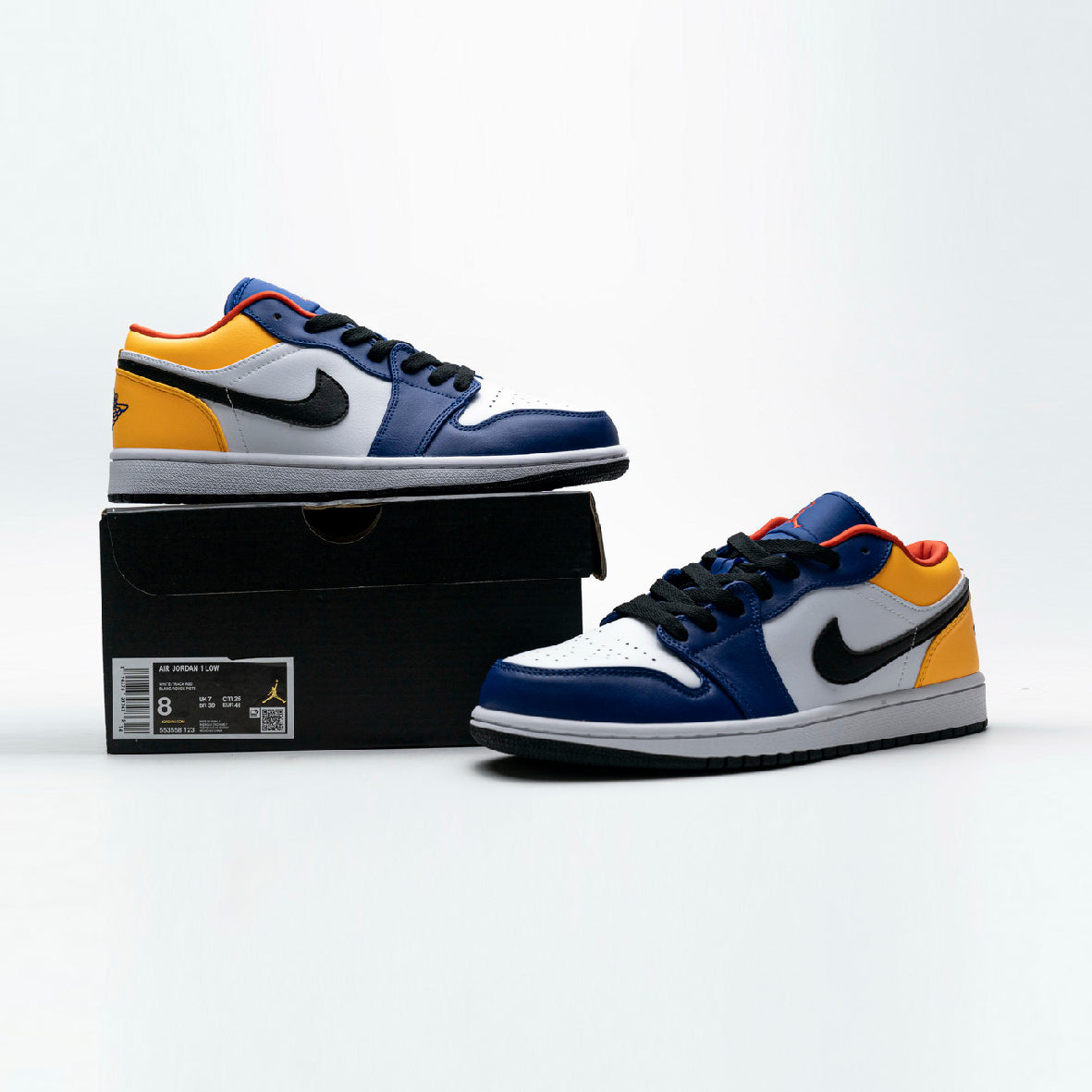 Air Jordan 1 Low Blue Yellow Orange