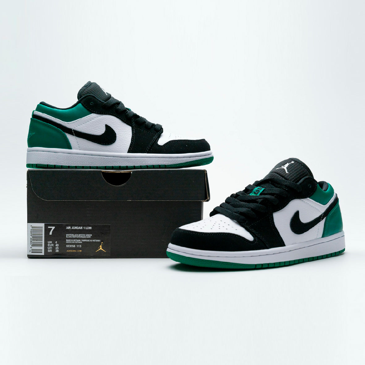Air Jordan 1 Low Mystic Green
