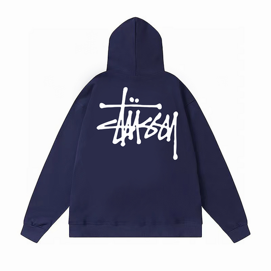 Stüssy Basic Hoodie Navy