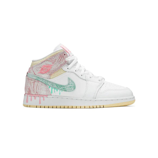 Air Jordan 1 Mid Paint Drip