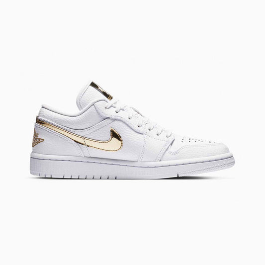 Air Jordan 1 Low White & Gold