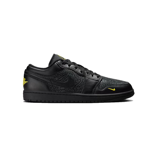 Air Jordan 1 Low Black Elephant Print
