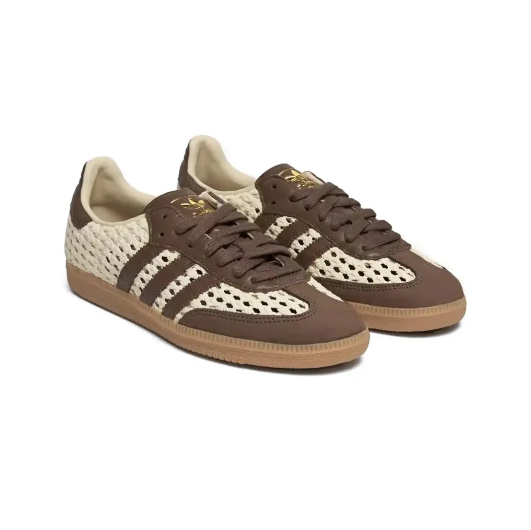 Adidas Samba Basketweave Cream White Earth Strata