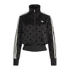 Adidas Women's Satin Polka Dots TT Track Jacket Black