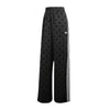 Adidas Women's Satin Polka Dots Wide Leg Pant Black