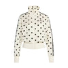 Adidas Women's Satin Polka Dots TT Track Jacket Off White