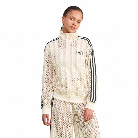 Adidas Originals Women's Summer Glow Firebird Track Top Wonder White