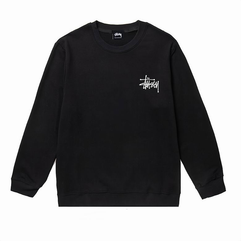 Stussy Basic Crew Black Sweatshirt