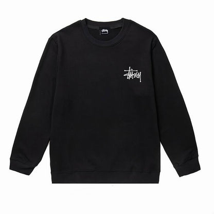 Stussy Basic Crew Black Sweatshirt
