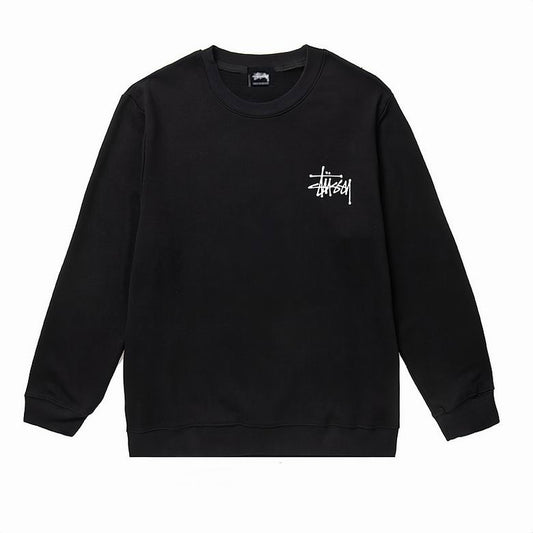 Stussy Basic Crew Black Sweatshirt