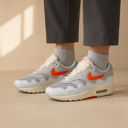 Nike Air Max 1 Patta Waves White Hyper Crimson