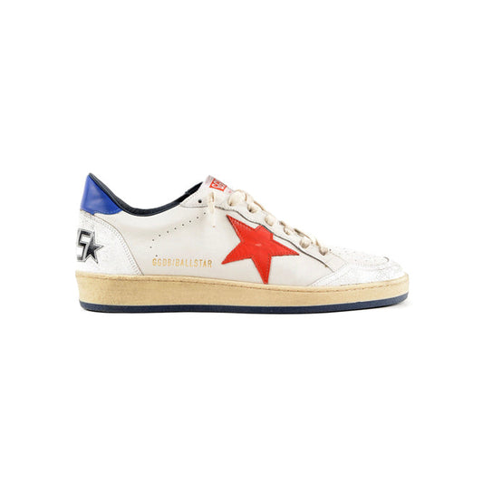 Golden Goose Superstar Sky Blue Red Glitter Star