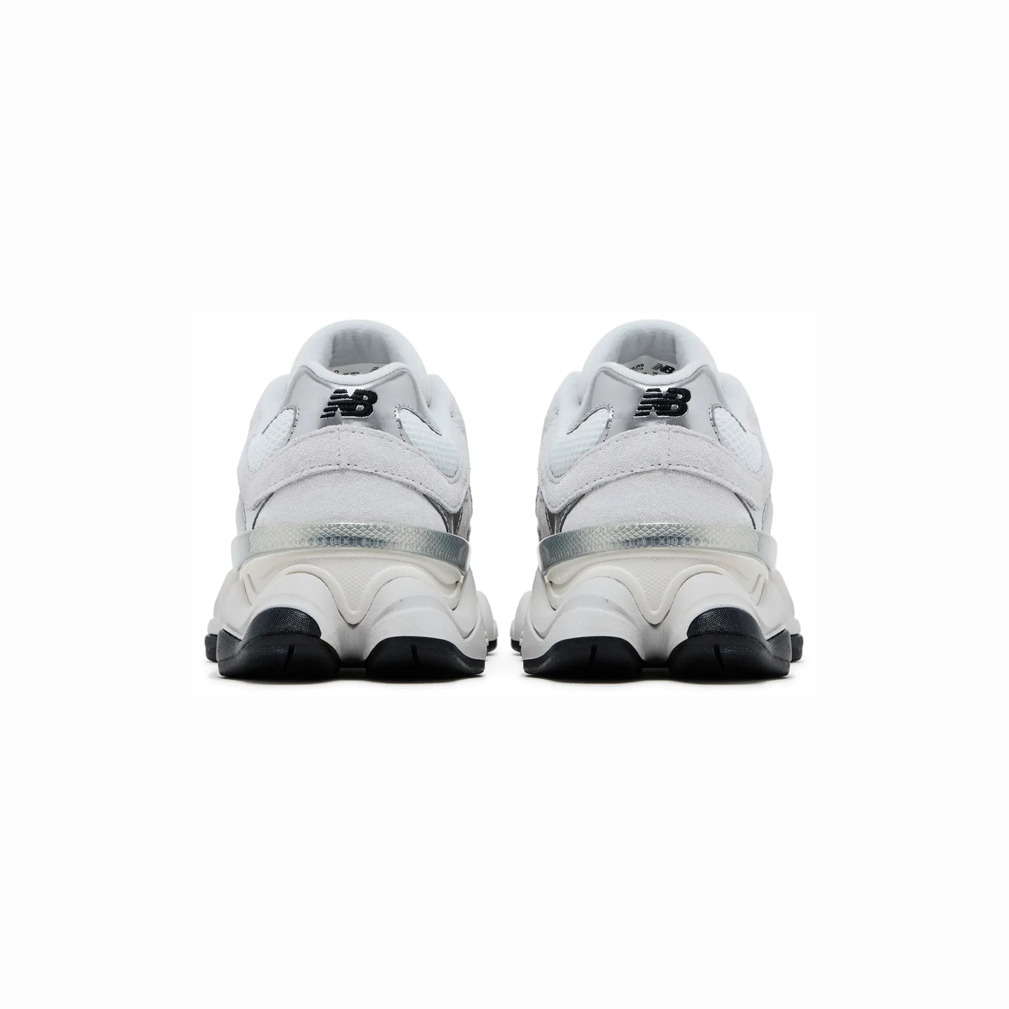 New Balance 9060 White Black Metallic Silver