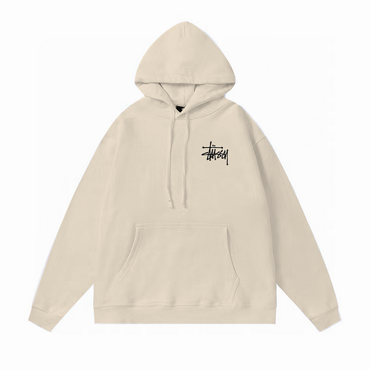 Stüssy Basic Hoodie Beige