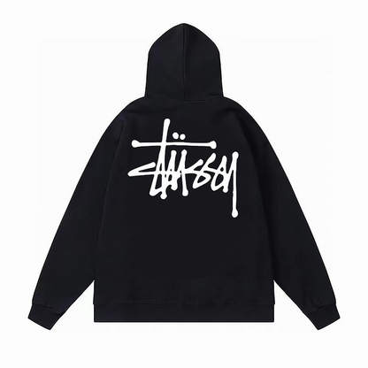 Stüssy Basic Hoodie Black