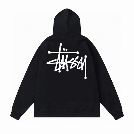 Stüssy Basic Hoodie Black
