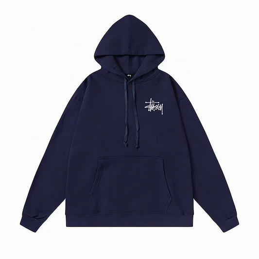 Stüssy Basic Hoodie Navy